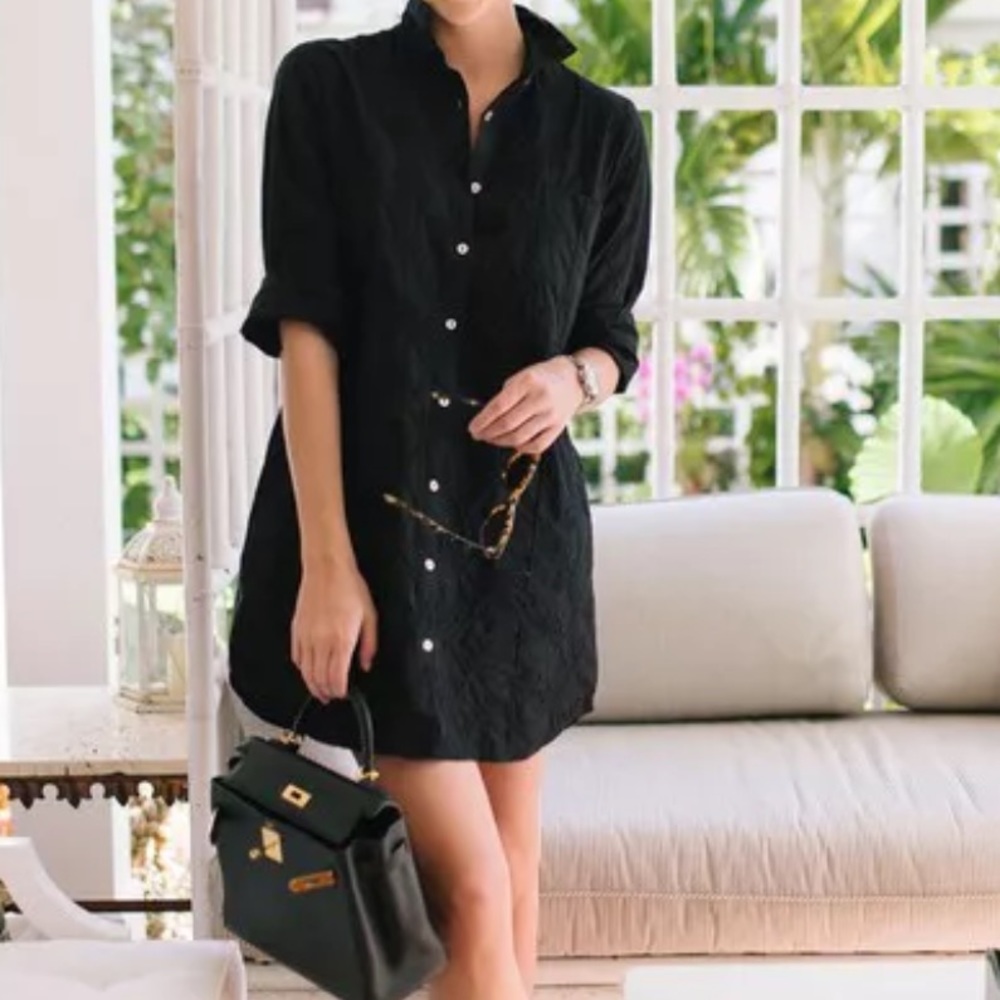 NWT Julia Amory swizzle dress size S black (coal)